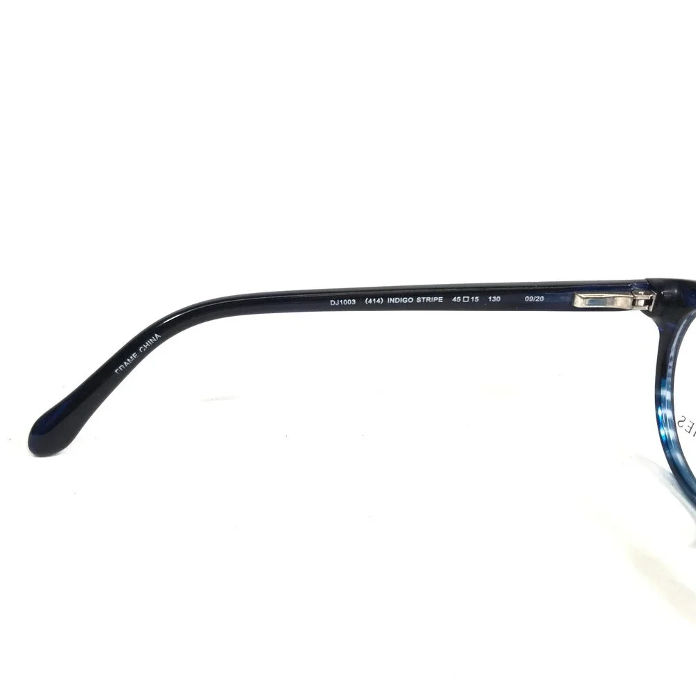 Draper James Eyeglasses Frames DJ1003 414 INDIGO STRIPE Black Blue 45-15-130